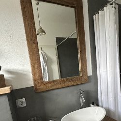 Kundenprojekt: Spiegelrahmen aus Eiche im Altholz-Stil!